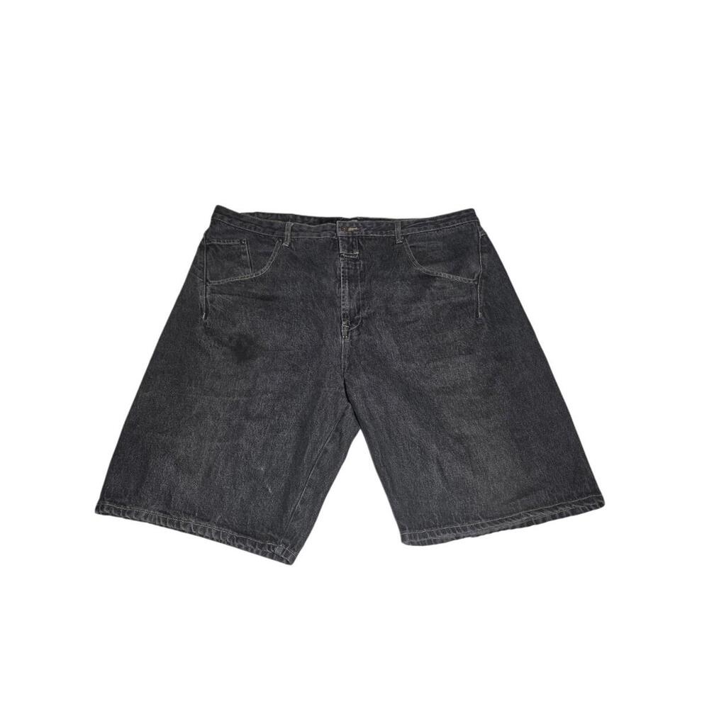 Vtg Marithe Francois Girbaud Shorts‎ Jorts Mens 44 Black Denim Y2K Hip Hop Baggy
